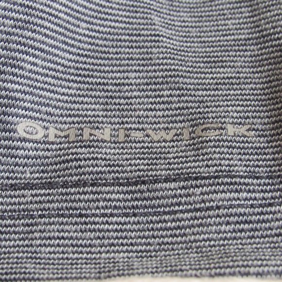 Columbia Gray Silver SS Performance Polo Size Large Cotton/Polyester Blend EUC - Picture 7 of 8